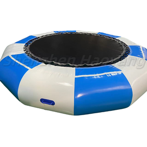 Factory Lake Water Blob Trampoline Round Inflatable PVC Floating Floating Trampoline Big with Pump