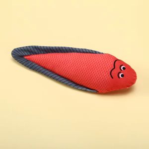 Sustainable Teeth Anti-Biting Plush Toy Pet Sounds Catnip Fish Toy