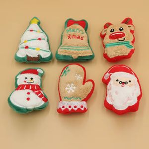 New Cute Christmas Cat Design Plush Pet Toy with Catnip for Bite and Grind Movement