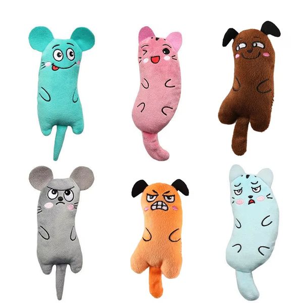 Pet Plush Bite-resistant Cat Toy Inner Catnip Interactive Play Cat Toys Mouse Pet Cats Supplies Stuffed Toys