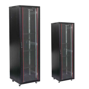 Floor racks 18u network cabinet  vertical cable management
