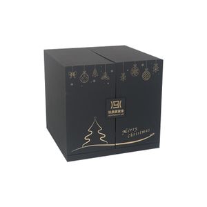 HXPP Developed Luxurious and Exquisite Jewelry and Cosmetic Packaging Gift Box with Unique Double-door Upper and Lower Drawers