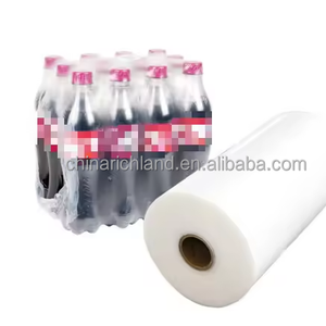 Customized Printing Colour Shrink Film Roll Factory PE Heat Shrink Film for Bottle