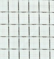 Bamboo / Polyester / Cotton yarn-dyed fabric (white)