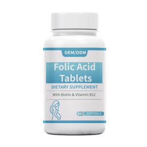 OEM ODM Folic Acid Tablets Natural Vitamin B9 Dietary Supplement