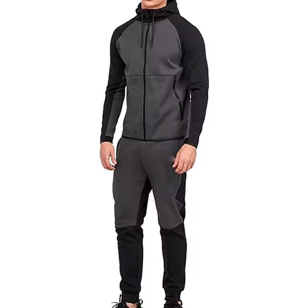 Oem Hot Selling Sportswear Gym Wear Fleece Training Tracksuits Men Two Piece Set Tracksuit Jogging Suit For Men's