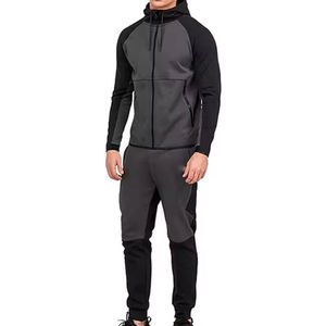 Oem Hot Selling Sportswear Gym Wear Fleece Training Tracksuits Men Two Piece Set Tracksuit Jogging Suit For Men's