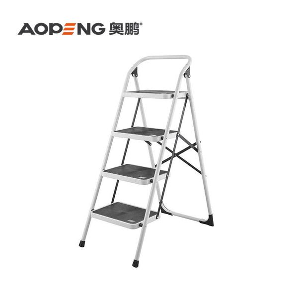 Folding Ladder High Quality Four Steps Folding Ladder Suitable for Home Steel Pipe