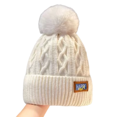 Wholesale Acrylic Beanie With Pompom Custom Embroidery Beanie Winter Hats for Men and Women Golf Knitted Hat