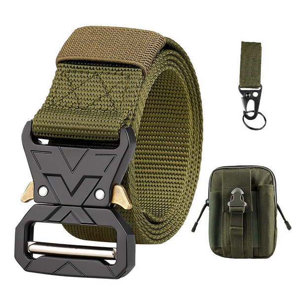 USA Direct The Best Selling Tactical Belt in 2024, Outdoor Belt Combination Set, Nylon Canvas Belt for Men
