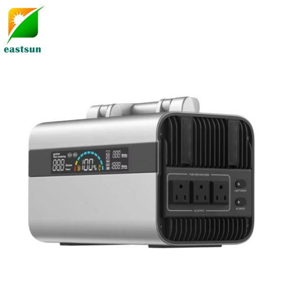 Portable Outdoor Power Bank Station Battery 110v/220v 300w/600w/1000w/3000w Lifepo4 Backup Pure Sine Wave Inverter