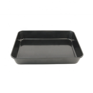 Heavy Gauge 11.5 x 15.5 Inch Roasting Pan Carbon Steel for Turkey Meat and Vegetables Baking 40.5cm X 30.5cm