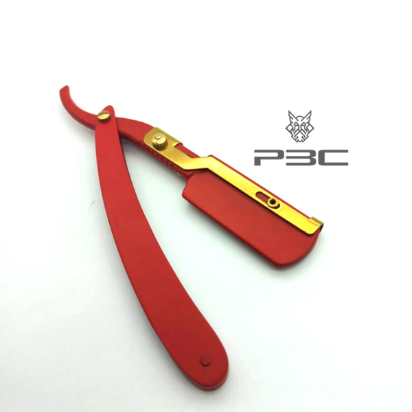 High Quality Customized Disposable Safety Razors New Design Red Swing Lock Cut Throats Direct OEM Supplier for Barbers