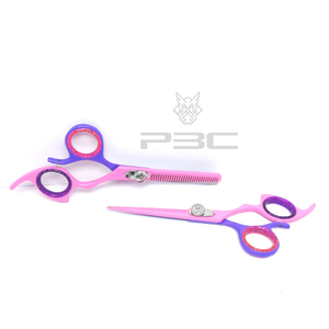OEM High Quality Industrial Stainless Steel Barber Scissors Best Custom Design for Smooth Beauty Shearing Direct Supply