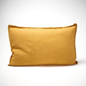 2025 New Ginger Linen Breathable Cushion Covers MultiSize Modern Minimalist Sofa Decor Wholesale Cross Boarder