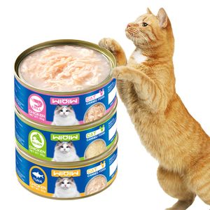 Factory Price 85g Cat Can Food Cat Wet Kitten Food Canned Cat Kitten Wet Food Nutritious Snack for Wholesale(3 Flavors)