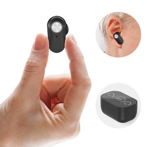 CEMHO 16 Channels Ear Sound Amplifier Adjustable ITE Invisible Internal Ear Deaf Elderly Rechargeable Hearing Aids for Seniors