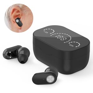 CEMHO Mini Rechargeable Digital ITE Adjustable Tone Sound Amplifier Portable Deaf Elderly Wireless Hearing Aids for Seniors