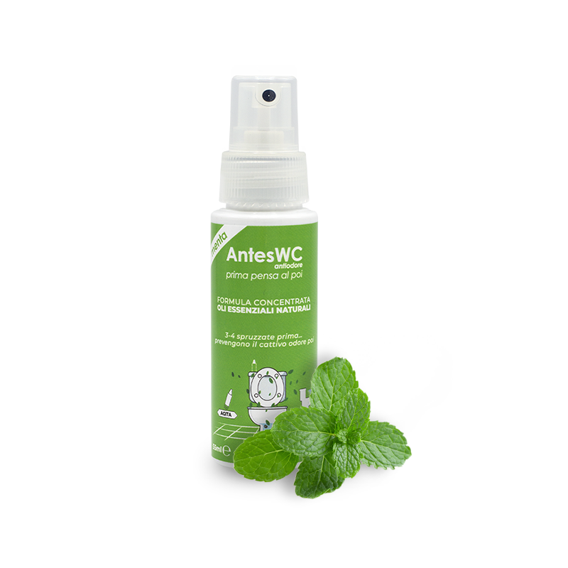 Italian Quality Premium 55ml Mint Scented Toilet Spray Air Freshener before You Go Product