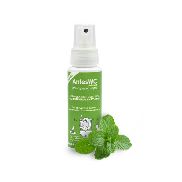 Italian Quality Premium 55ml Mint Scented Toilet Spray Air Freshener before You Go Product