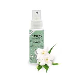 Before You Go 55ml White Moss Scented Toilet Spray Premium Italian Quality Essential Oil Air Freshener for Bathroom Use