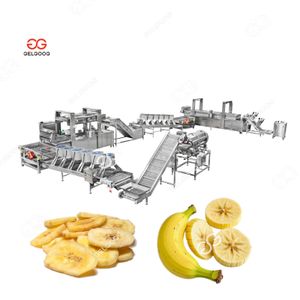 Full Automatic Yam Chips Production Machine Line Banana Snacks Making Machine Banana Tree Chips Making Machines