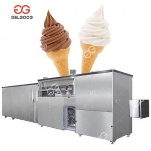 China Manufacturer Rolled Sugar Low Noise Level Semi Automatic New Top Crispy Ice Cream Cone Making Machine