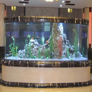 Xinxunlin Custom Acrylic Fish Tank Aquarium High Quality Commercial Live Built 70mm Thickness Wholesale Custom Plastic Sheets