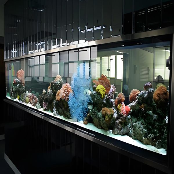 White Ultra Clear Glass Fiberglass Aquarium Fish Tank Accessory Bullet Screen Two Piece Plastic Sheet Product