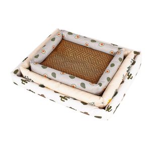 Creative Breathable Pet Self Cooling Mat Pet Bed Cat Nest Lightweight Breathable Cooling Ice Mat for Indoor Outdoor Pets