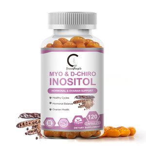 120 Pieces MYO and D-Chiro Hormonal Balance Ovarian Health Inositol Capsules Rich in Vitamin D3 for Woman