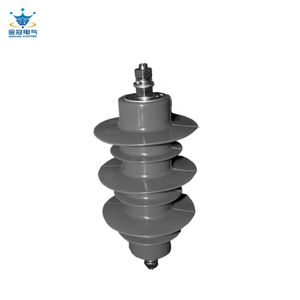 High Quality Polymeric Housed Metal Oxide Surge Arrester AC 10KV 11KV for Electric Power Station  Leading Manufacture Supply