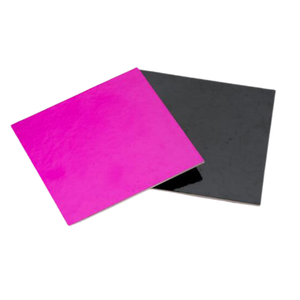 Wholesale Custom Price Double-Sided Recycled Gold Square Paper Cake Board for Food & Wedding Cakes with Durable Coating