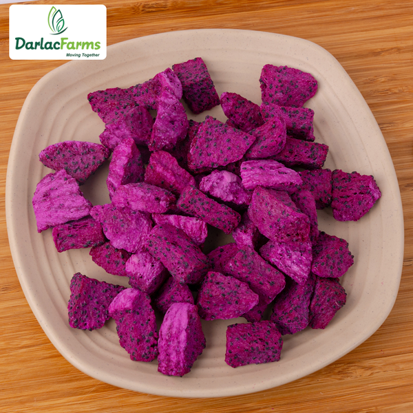 Red Dragon Fruit Freeze Dried Top Fresh Diced High Quality Sweet Taste Powder FD Process Bulk from Vietnam Darlac Farms