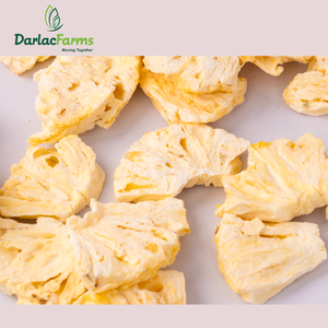 50kg / OEM Packaging Top Bulk Freeze Dried Pineapple Chips Light Yellow Freeze Drying Process Sliced Sweet Taste Ready to Eat