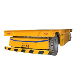 The Autonomous Metal Plate Transfer Wireless Carrier agv System Carries 10 Tons