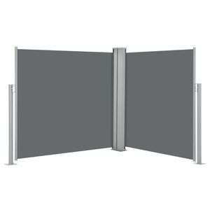 Retractable Side Awning Anthracite 47.2"x236.2"