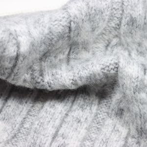 Air Spun Yarn 53%Acrylic 35%Nylon 12%Polyester 1/5.4 Ne Grey