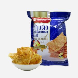 Pung Ngee Shiang 35gr Baked Snack Spicy Fish Floss Rice Cracker in Bag Grain Snack