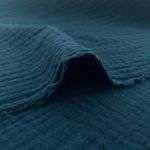 Organic Double-Layer Soft Muslin Gauze Cotton Fabric Plain Dyed Pillow Cover Dress Bag Home Textile Bedding for 120gsm Weddings