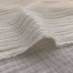 Organic Double Layer Soft Muslin Gauze Cotton Fabric Woven for Girls and Boys Bags and Covers