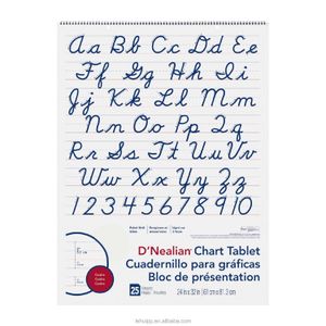 Chart Paper Office Products 25 Sheets 24 X 32in Ruled  Chart Tablet
