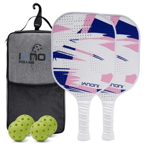 CASTON SPORTS Hot Sale Thermoformed Carbon Fiber Pickleball Paddles Set