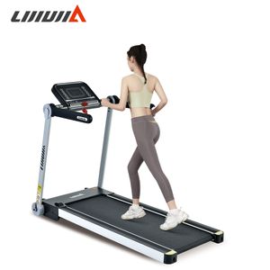 Lijiujia Electric Treadmill Home Use Fitness Walking Pad Flat Mini Folding Running Machine