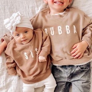 Wholesale Crewneck Girls Sweater Long Sleeve Winter Baby Boys Clothing Girl Clothes Baby Kids Newborn Cotton Pullover Sweater