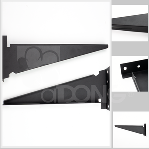 OEM/ODM Server - Heavy Duty Square Triangle Metal Decorative Shelf Bracket - Factory Vietnam