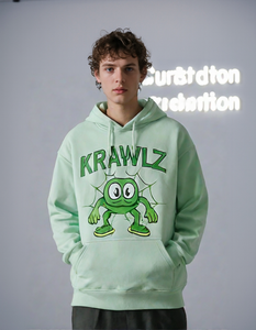 2024 New Street Fashion Spider Print Cotton Hoodie Loose Spiderman Cotton Hoodie Casual Funny Men's Hoodies & Sweatshirts