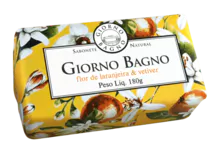 Soap in Barra Flor de Laranjeira &amp; Vetiver Giorno Bagno 180 g