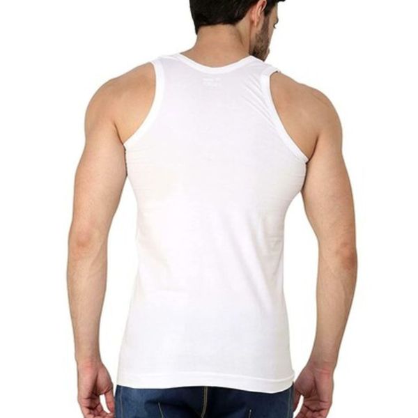 Men's 100% Cotton Summer Tank Top High Quality Quick Dry Vest Breathable Knitted Sleeveless Casual Style Fitness Sports Wear