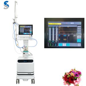 Integrated Color LCD Digital Display Neonatal CPAP Machine ICU Medical Ventilator
